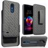 Holster Combo for LG K10 2018 Phone Case with Belt Clip - Black view 1