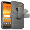 Nakedcellphone Rugged Combo for Motorola Moto E5 Plus/Supra Case - Black view 2