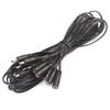 Lvyinyin Extension Cable for Under Cabinet Lighting Dimmable LED Puck Lights Linkable Strip Kit DC 12V 5ft 35-135 DC Connector (#35-135, 5 Packs, Black Cord) view 2