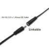 Lvyinyin Extension Cable for Under Cabinet Lighting Dimmable LED Puck Lights Linkable Strip Kit DC 12V 5ft 35-135 DC Connector (#35-135, 5 Packs, Black Cord) view 3