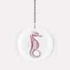 Pink Seahorse Fan/Light Pull view 1