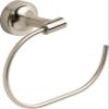 Franklin Brass Voisin (1-Pack) Hand Towel Holder Satin Nickel Towel Racks for Bathroom Wall Round Towel Ring Holder for Bath Towel Hanger for Kitchen, Bathroom Accessories VOI46-SN view 1