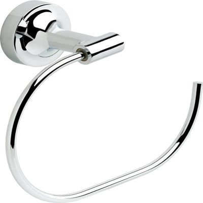 Franklin Brass Voisin (1-Pack) Hand Towel Holder Polished Chrome Towel Racks for Bathroom Wall Round Towel Ring Holder for Bath Towel Hanger for Kitchen, Bathroom Accessories VOI46-PC