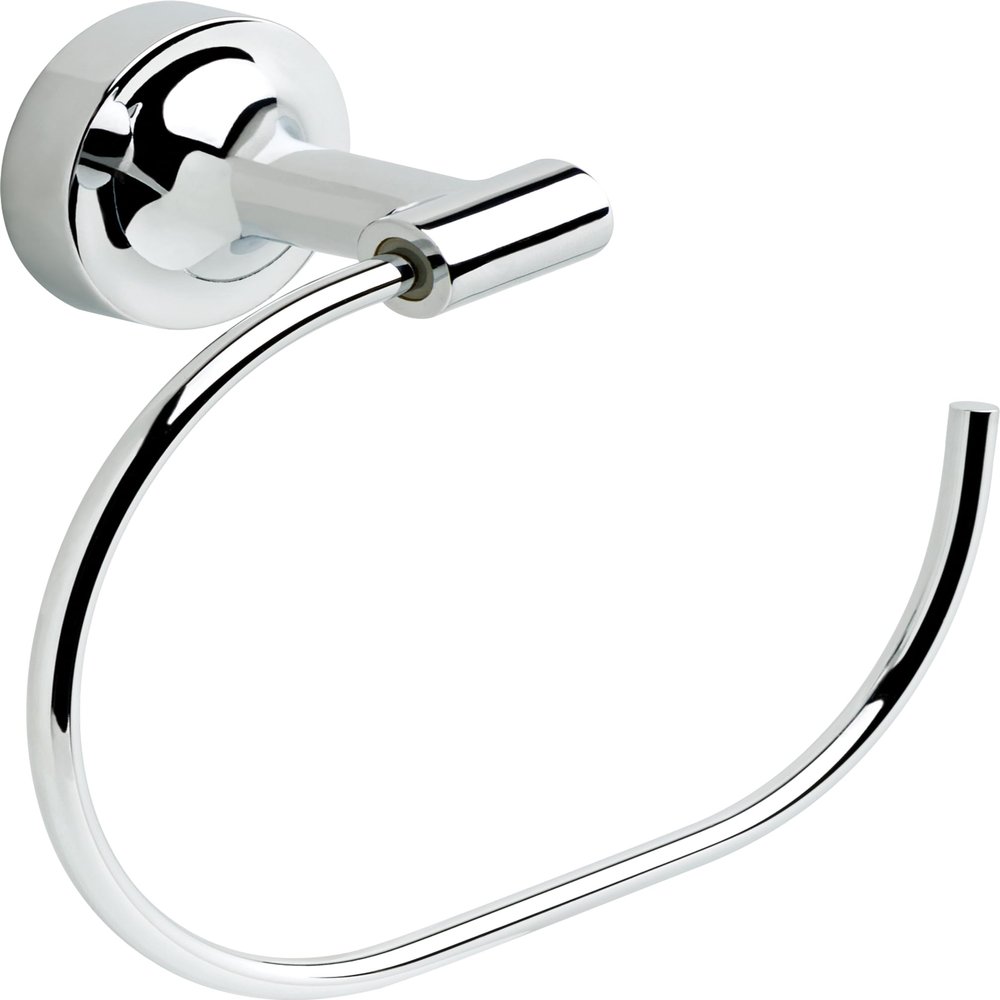 Franklin Brass Voisin (1-Pack) Hand Towel Holder Polished Chrome Towel Racks for Bathroom Wall Round Towel Ring Holder for Bath Towel Hanger for Kitchen, Bathroom Accessories VOI46-PC