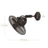 Outdoor Wall Mount Fan by by Craftmade BW414AG3 Bellows IV 16 Inch Patio Fans Oscillating with Wall Control, Aged Bronze Textured view 3
