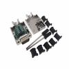 DB9 Male Breakout Board D-Sub connector w/Two Piece Metal Backshells Hoods view 1