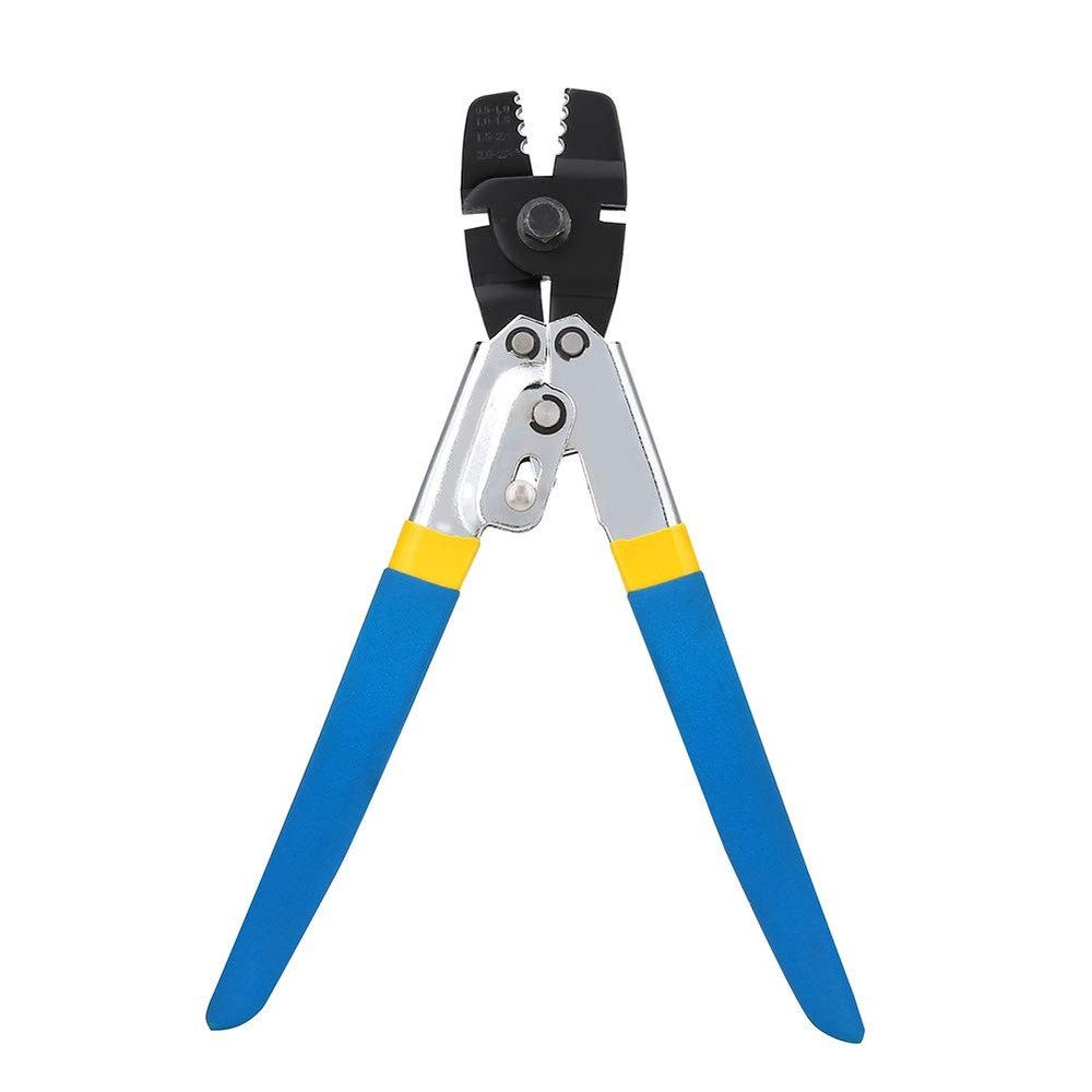 Fishing Crimping Pliers, High Carbon Steel Fishing Plier Wire Rope Crimping Tool Crimpers with Ergonomic Handle