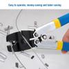 Fishing Crimping Pliers, High Carbon Steel Fishing Plier Wire Rope Crimping Tool Crimpers with Ergonomic Handle view 2