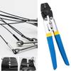Fishing Crimping Pliers, High Carbon Steel Fishing Plier Wire Rope Crimping Tool Crimpers with Ergonomic Handle view 4