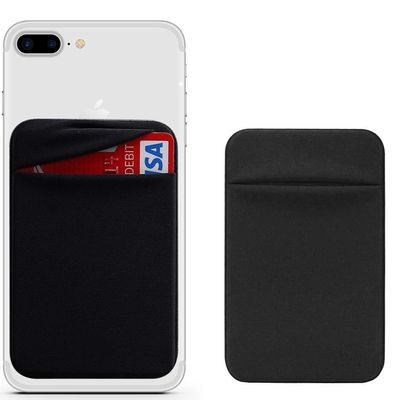 Aroko Cell Phone Card Wallet TOPWOOZU Double Secure Blocking Lid Pouch 3 Packs Ultra-Slim 3M Self Holder Stick Sleeves with Pocket for iPhone Samsung All Smartphones (2PC)