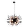 12 Light Astra Sputnik Satellite Pendant Light Zanadoo Chandelier Black (24'' Wide) view 1