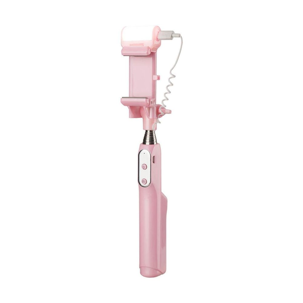 Sirui SS-01 Smart Selfie Stick with Built-In LED Light, Pink