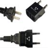 United States to Germany Travel Power Adapter to Connect North American Electrical Plugs to German Outlets for Cell Phones, Tablets, eReaders, and More (2-Pack, Black) view 2