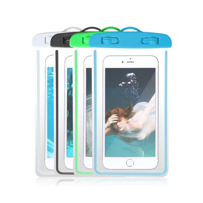 4-Pack Universal IPX8 Waterproof Case, Luminous Cellphone Dry Bag Phone Pouch for iPhone X/8/7Plus/6S Plus/SE/5S, Huawei, Samsung Galaxy Note, Google Pixel up to 6.0" (Assorted D)