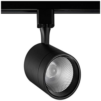 Pro Track Black Finish 15 Watt Dimmable LED Track Head