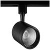 Pro Track Black Finish 15 Watt Dimmable LED Track Head view 1