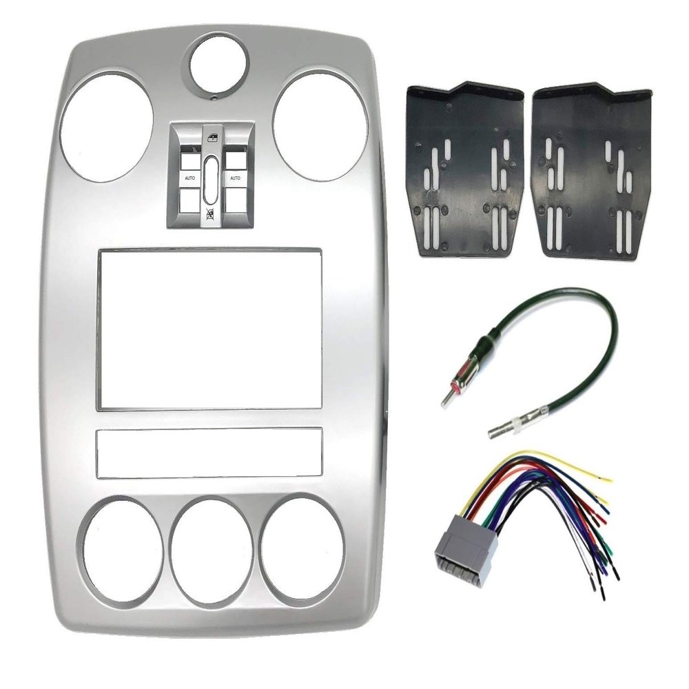 Aftermarket Radio Double Din Dash Kit Compatible with Chrysler Pt Cruiser 2006-2010