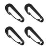 Black Wingless Snaphook Bungee Hook - Heavy Duty - (10 Pack) view 1