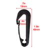 Black Wingless Snaphook Bungee Hook - Heavy Duty - (10 Pack) view 3