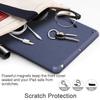 Soke Case Fits for iPad 6th/5th Generation with Pencil Holder - [Full Body Protection + Auto Wake/Sleep], Shockproof Soft TPU Back Cover for Apple iPad 9.7 inch 2018/2017, Navy Blue view 3