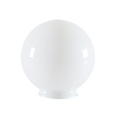 Permo Replacement 5.9" Round Globe Opaque Milk Glass Shade Compatible with Pendant Light or Wall Sconce Fixtures