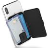 Sinjimoru Stick-On Case, Ultra Slim Card Case - Phone Wallet or Desk Card Holder - Black view 1