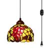 Kiven Plug-in Style Grape 7.9 Inch Pendant Lamp Retro Lighting 15ft UL Certification Black Cord with On/Off Dimmer Switch, Bulb Sold Separately view 1