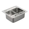 Moen G181974 1800 Series 18-Gauge Single Bowl Drop In Sink, Stainless Steel view 1