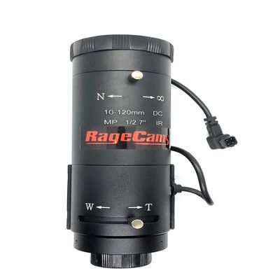 10-120mm DC Auto Iris MP 1/2.7" IR 3MP 4k 1080P HD Long Range Zoom Mega Pixel CCTV Camera Lens