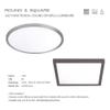 WAC Lighting, Square 7in LED Energy Star Flush Mount 3000K in White view 2