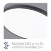 WAC Lighting, Round 15in LED Energy Star Flush Mount 3000K in White view 2