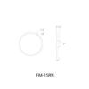 WAC Lighting, Round 15in LED Energy Star Flush Mount 3000K in White view 4