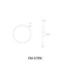 WAC Lighting, Round 7in LED Energy Star Flush Mount 3000K in White view 4