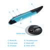 lychee Wireless Optical Pocket Pen Mouse, 2.4GHZ USB Wireless Optical Pen Mouse 800/1200/1600 DPI Adjustable Handwriting Mini Mice for PC Laptop Notebook Computer Mac (Blue) view 3