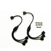 HUALAND 2pcs/ Pack Black 1 to 3 Splitter Cable Connection Cable 5 Pin Splitter Cable LED Strip Connector 3 Way Splitter Y Splitter for One to Two 5050 3528 RGBW LED Light Strip view 1