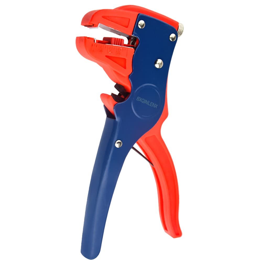 BXQINLENX Professional 2 in 1 Adjustable Automatic Cable Wire Stripper and Cutter &eagle nose pliers