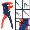 BXQINLENX Professional 2 in 1 Adjustable Automatic Cable Wire Stripper and Cutter &eagle nose pliers view 3