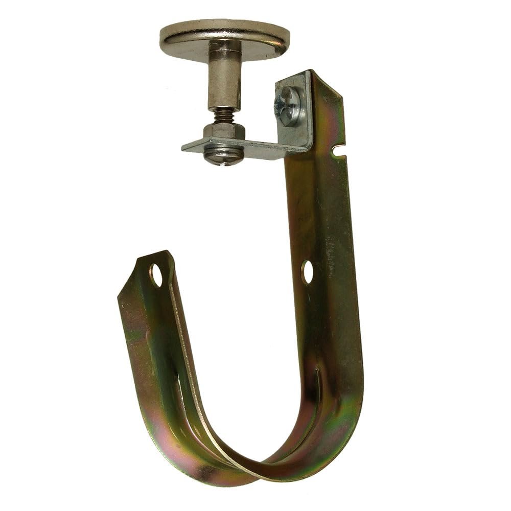 Mag Daddy - Magnetic Fasteners, 2" J Hook Magnet on Top, 360 Degree Rotation, UL Listed: 90 lbs. (JH32MT)