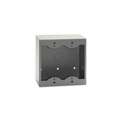 RDL Double Surface Mount Box for Decora Remote Controls and Panels - Gray (SMB-2G)