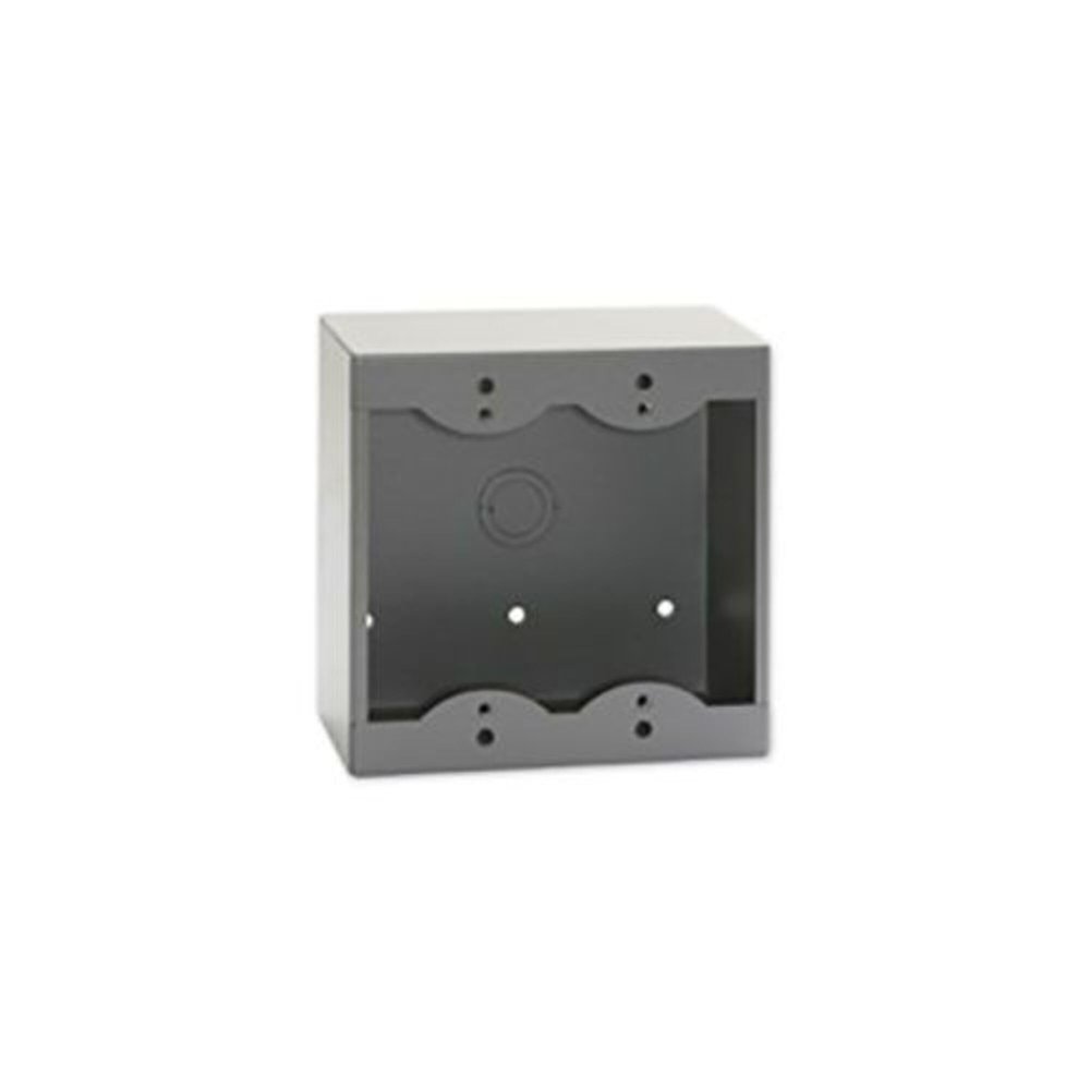 RDL Double Surface Mount Box for Decora Remote Controls and Panels - Gray (SMB-2G)