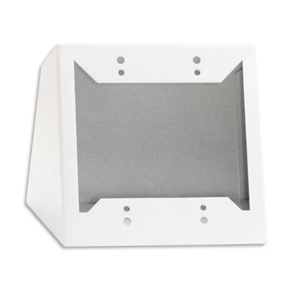 Radio Design Labs RDL Double Desktop or Wall Mounted Chassis for Decora Remote Controls and Panels - White (DC-2W)