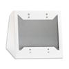 Radio Design Labs RDL Double Desktop or Wall Mounted Chassis for Decora Remote Controls and Panels - White (DC-2W) view 1