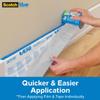 ScotchBlue Pre Plastic Painters Tape with Bladed Dispenser, 24 in x 30yd, Tape & Masking Film Combined in One Product, Static Cling to Stay in One Place, No Residue Masking Tape (PTD2093EL-24-S) view 3