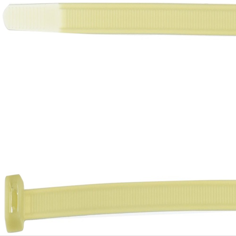 Hellermann Tyton 111-00815 High Temp Tie, 8" Long, 50lb Tensile Strength, PA46, Natural (Pack of 100)