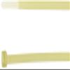 Hellermann Tyton 111-00815 High Temp Tie, 8" Long, 50lb Tensile Strength, PA46, Natural (Pack of 100) view 1