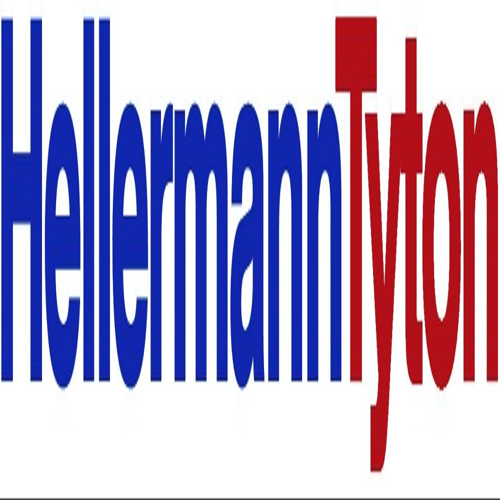 Hellermann Tyton T50MR0M4 Screw Mount Tie, 50 lbs. 8.5" Long, Max Bundle Diameter 1.8", 10 Screw, PA66HS, Black (Pack of 1000)