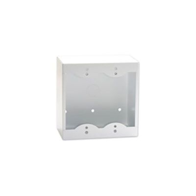 RDL Double Surface Mount Box for Decora Remote Controls and Panels - White (SMB-2W)