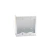 RDL Double Surface Mount Box for Decora Remote Controls and Panels - White (SMB-2W) view 1