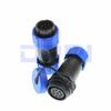 DRRI SP21 8pole Pair in-line Waterproof Circular Aviation Cable Connector IP68 Solder Plug & Socket (8pole) view 2
