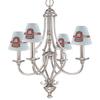 RNK Shops Personalized Hockey Chandelier Lamp Shade view 4